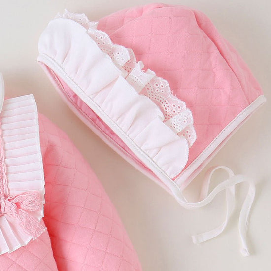 Cotton autumn long sleeve class a clothes $34.58 Dana Fashion Color: Pink Size: 59cm Baby Clothing Applicable gender: Female Sleeve length: long sleeve Hooded or not: not Hooded Main fabric content: 100%