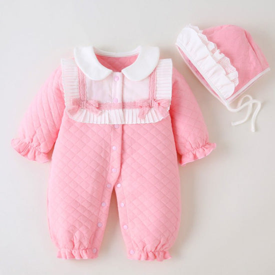 Cotton autumn long sleeve class a clothes $34.58 Dana Fashion Color: Pink Size: 59cm Baby Clothing Applicable gender: Female Sleeve length: long sleeve Hooded or not: not Hooded Main fabric content: 100%