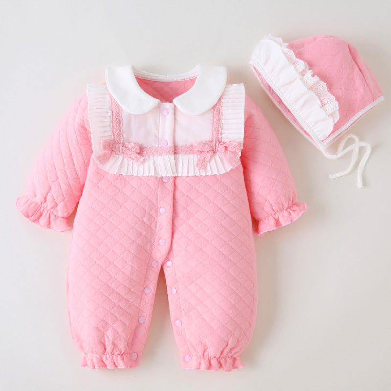 Cotton autumn long sleeve class a clothes $34.58 Dana Fashion Color: Pink Size: 59cm Baby Clothing Applicable gender: Female Sleeve length: long sleeve Hooded or not: not Hooded Main fabric content: 100%