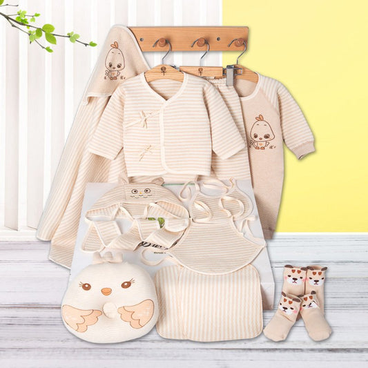Cotton baby clothes $72.11 Dana Fashion Color: Beige Baby Clothing Gift box content: boxed + accessories / supplies Fabric technology: soft treatment Thickness: General Suitable age group: Newborn (0~1 year old, 80cm and below) Closed style: single breast