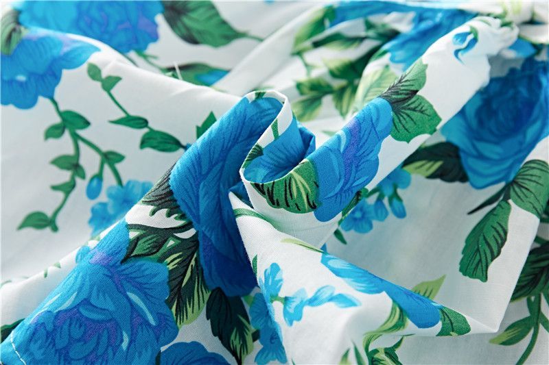 Cotton Baby Ruffled Floral Print Dress $37.17 Dana Fashion Color: Blue Child size: 12M Baby Clothing Product information: Material: Cotton Style: simple and stylish Features:Print Colour: blue, pink, red, yellow Packing list: Dress*1 Product Image: