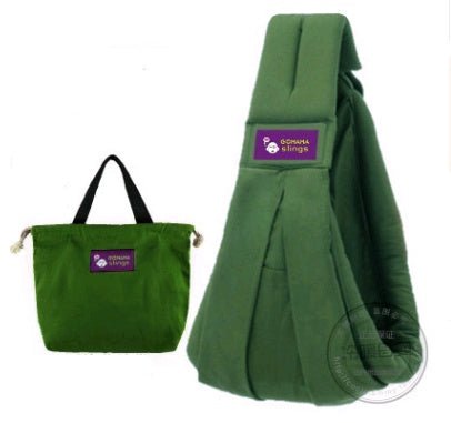 Cotton breathable sling baby carrier baby bag back pocket $128.37 Dana Fashion Color: Wild green Style: Breathable Baby & Mother Product category: strap / backpack Strap method: one shoulder Strap function: cross-arm type Maximum load: 14kg
