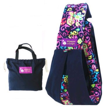 Cotton breathable sling baby carrier baby bag back pocket $128.37 Dana Fashion Color: Blue flower vine Style: Breathable Baby & Mother Product category: strap / backpack Strap method: one shoulder Strap function: cross-arm type Maximum load: 14kg