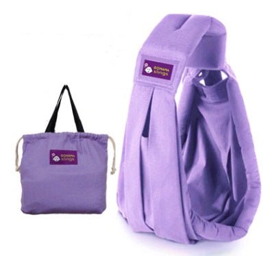 Cotton breathable sling baby carrier baby bag back pocket $128.37 Dana Fashion Color: Lavender purple Style: Breathable Baby & Mother Product category: strap / backpack Strap method: one shoulder Strap function: cross-arm type Maximum load: 14kg
