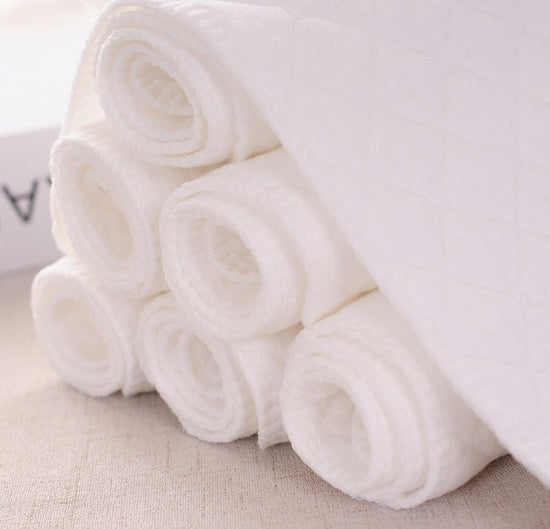 Cotton Diaper Baby Cotton Diaper Can Be Washed Repeatedly Absorbent Breathable $9.63 Dana Fashion Color: Beige style: Nine layers 32x12cm Baby & Mother Product information: Material:Pure cotton Color:White without fluorescent agent Specification:White thi