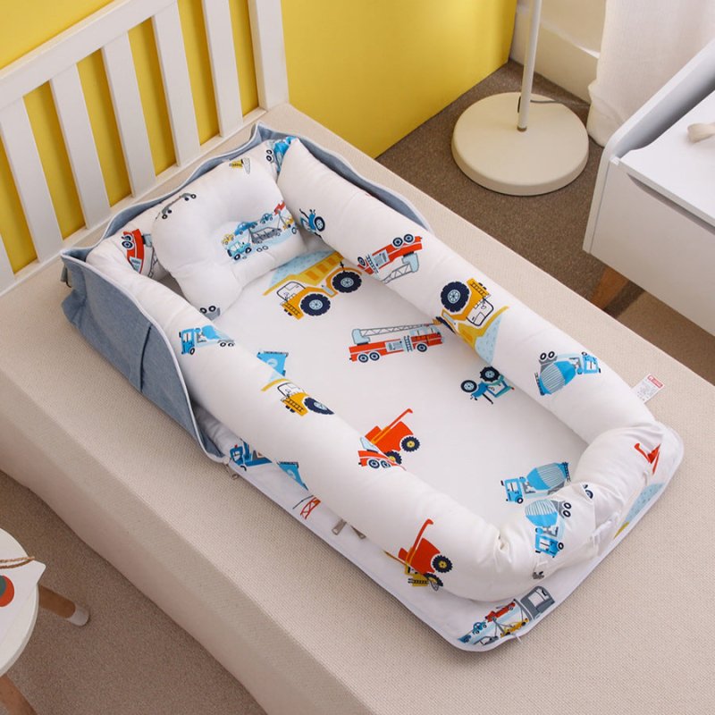 Cotton Portable Baby Crib Newborn Foldable $108.70 Dana Fashion Color: Factory car Baby & Mother Overview： Anti-pressure crib, professionally care for your baby Protective isolation, comfortable sleep Adjustable crossbody shoulder strap Give babies a sens