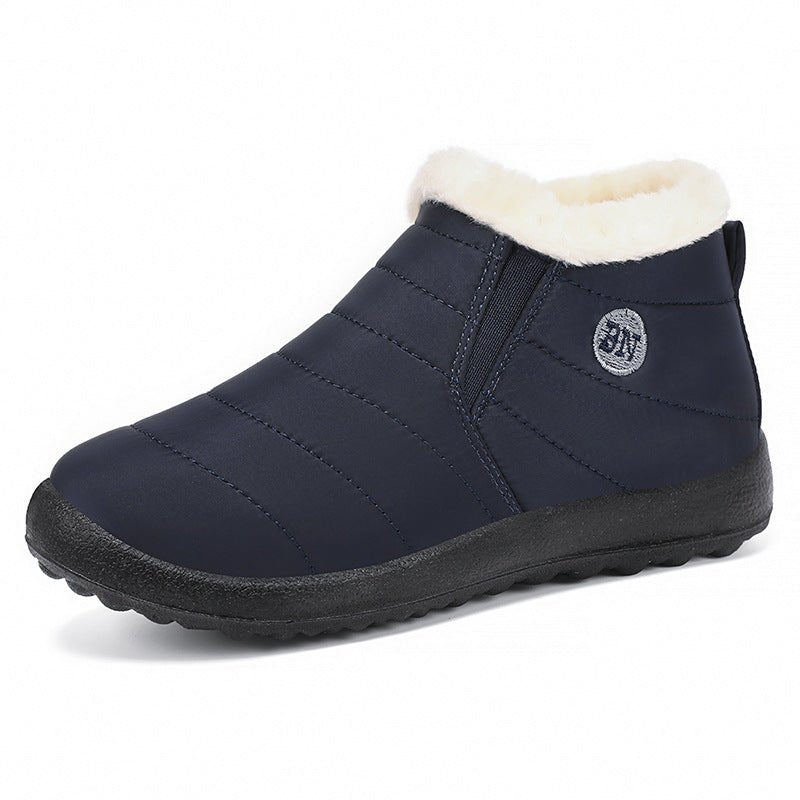 Cotton Shoes Fleece Lined Padded Warm Keeping Lightweight $29.99 Dana Fashion Color: Blue Size: 36 Women's shoes Product information: Color: DZ-GM-961 Black (cross-border bag),DZ-GM-961 red (cross-border bag),DZ-GM-961 Blue (cross-border bag),DZ-GM-961 Gr