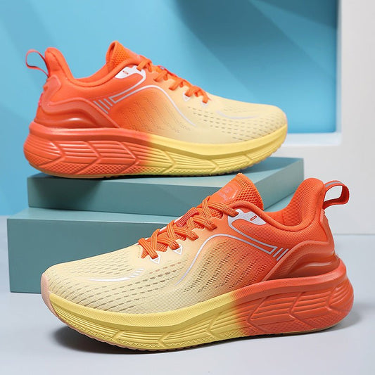 Couples Running Shoes Female Breathable Shock Absorption Springsummer Lightweight Mesh Surface Sneaker $59.99 Dana Fashion Color: Black Size: 35 Women's shoes Product information: Pattern: solid color Applicable sports: Training Lining material: Mesh Colo