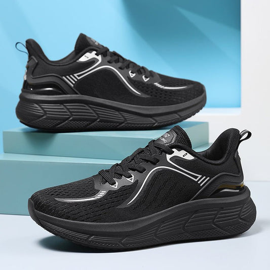 Couples Running Shoes Female Breathable Shock Absorption Springsummer Lightweight Mesh Surface Sneaker $59.99 Dana Fashion Color: Black Size: 35 Women's shoes Product information: Pattern: solid color Applicable sports: Training Lining material: Mesh Colo