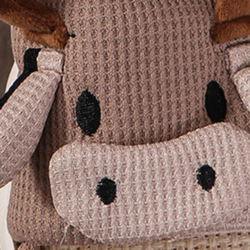 Khaki open slippers