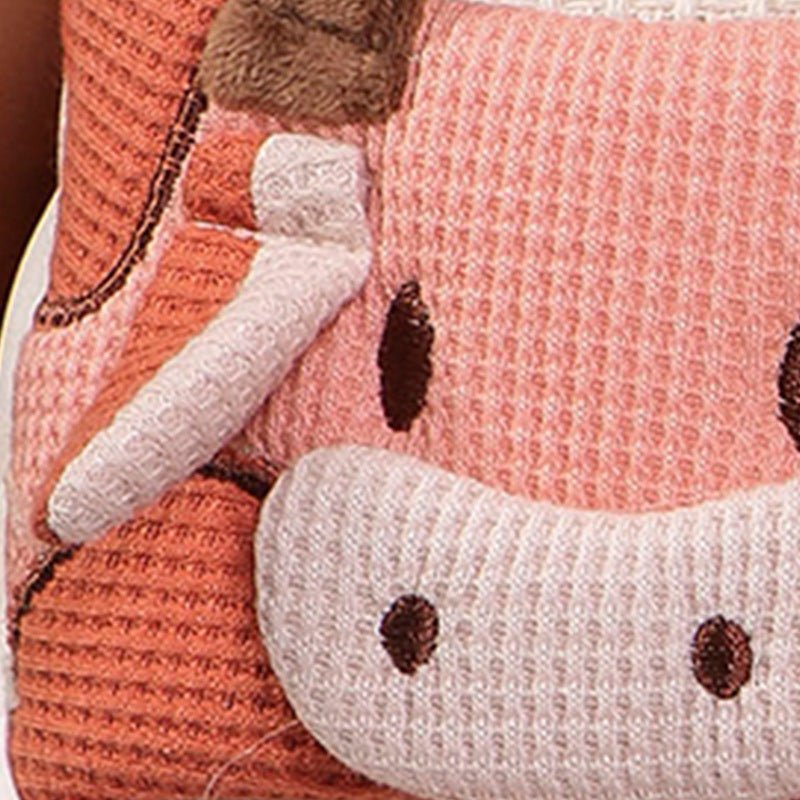 Cow Open Linen Slippers Winter Girls Can Wear At Home $32.59 Dana Fashion Color: Brown open slippers Size: 36To37 Women's shoes Product information: Pattern: Cartoon Inner material: artificial wool Color: 1019 White opening slippers, 1019 black with openi