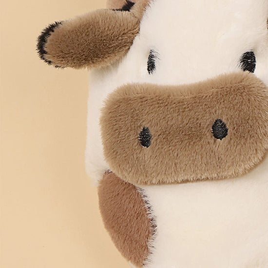 Cow Open Linen Slippers Winter Girls Can Wear At Home $29.64 Dana Fashion Color: Brown Slippers Size: 36To37 Women's shoes Product information: Pattern: Cartoon Inner material: artificial wool Color: 1019 White opening slippers, 1019 black with opening sl