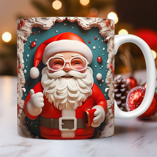 Creative 3D Christmas Ceramic Mug Unique Space Design Snowman Santa Coffee Cup Tea Milk Mug Christmas Gifts For Kids Adults Kitchen Gadgets $22.81 Dana Fashion Color: Santa Claus03 Capacity: 325ml Dana's Kitchen Overview: 1. Exquisitely Crafted: Delight i
