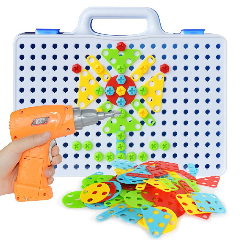 Creative Building Kits Educational Blocks Sets $19.48 Dana Fashion style: 106pcs Toys & Hobbies Overview: 100% Brand New And High Quality Children can drill colorful screws into the board to make tons of cool designs Made of green environmental material,