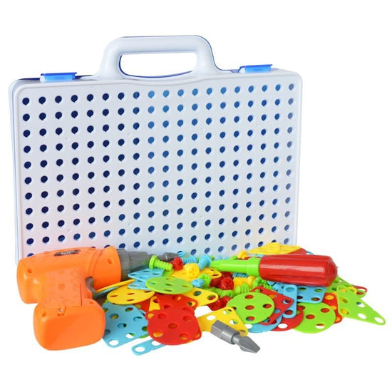 Creative Building Kits Educational Blocks Sets $19.48 Dana Fashion style: 106pcs Toys & Hobbies Overview: 100% Brand New And High Quality Children can drill colorful screws into the board to make tons of cool designs Made of green environmental material,