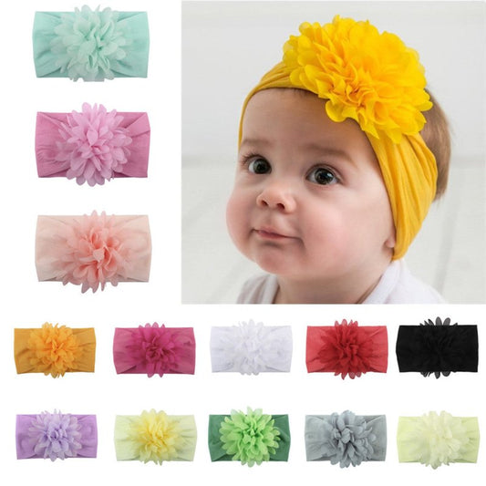 Creative Chiffon Flower Headband Baby Hair Accessories Cute Princess Headband $7.75 Dana Fashion Color: 10Style Baby Clothing Product information: Processing technology: Manual Style: Children Modeling: Flowers Style: Europe and America Material: Nylon Co