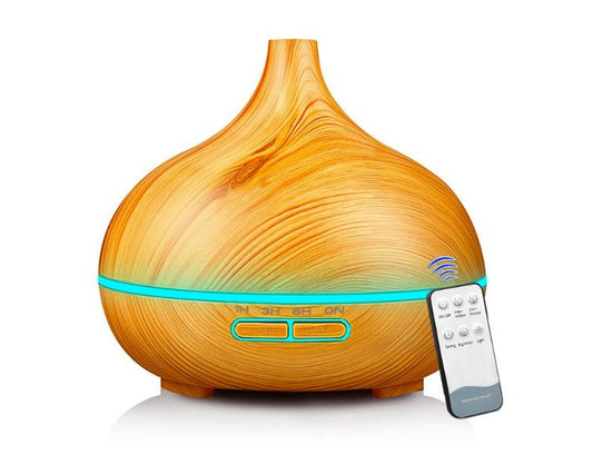 Creative Home Appliance Full Wood Grain Remote Control Aromatherapy Lamp $36.95 Dana Fashion Color: Dark remote control Model: AU Beauty Tools Product information: Voltage: DC24V Power: 12W Water capacity: 550ml Color box size: 170 * 170 * 165 Product fea