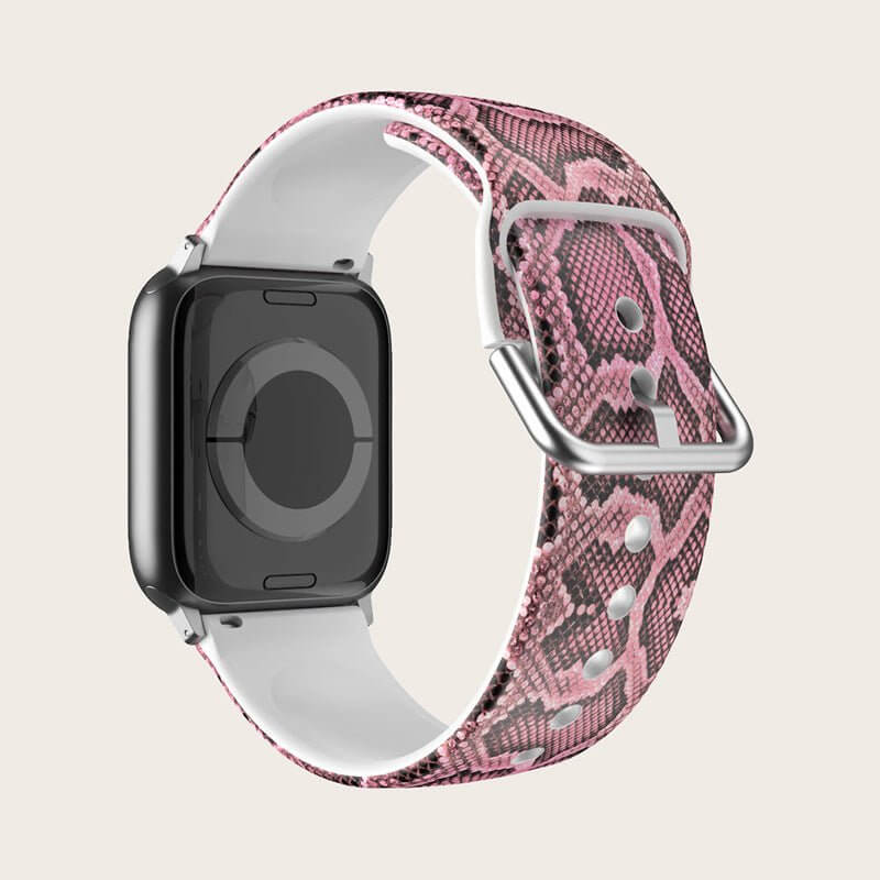 Creative Printed Versatile Watch Strap $14.71 Dana Fashion Color: Pink snake pattern Specifications: 38or40or41mm Women's Accessories Product information: Color: colorful flowers, colorful little flower, red and white flowers, black and white flowers, sma