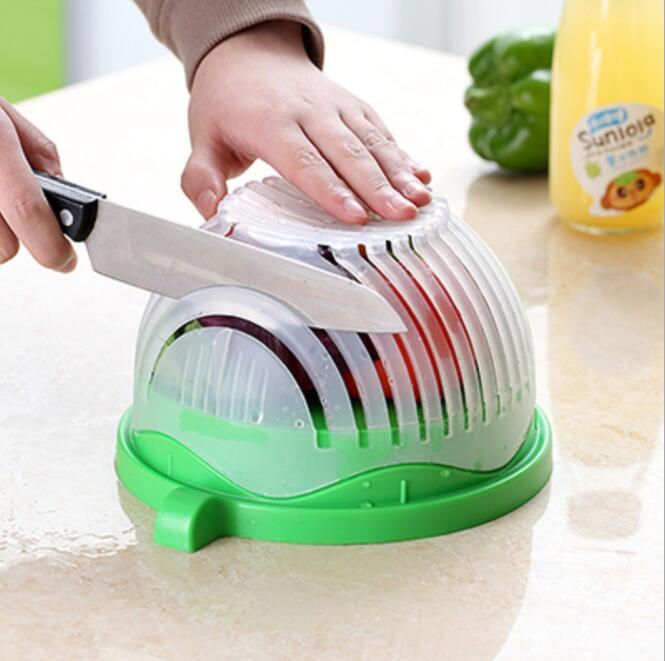 Creative Salad Cutter Fruit and Vegetable Cutter $37.28 Dana Fashion Color: Blue Dana's Kitchen Overview： Texture: Environmental protection, portable, thermal insulation, ultra-light, portable, heat collecting, filtering, dual-purpose, windproof, split ty
