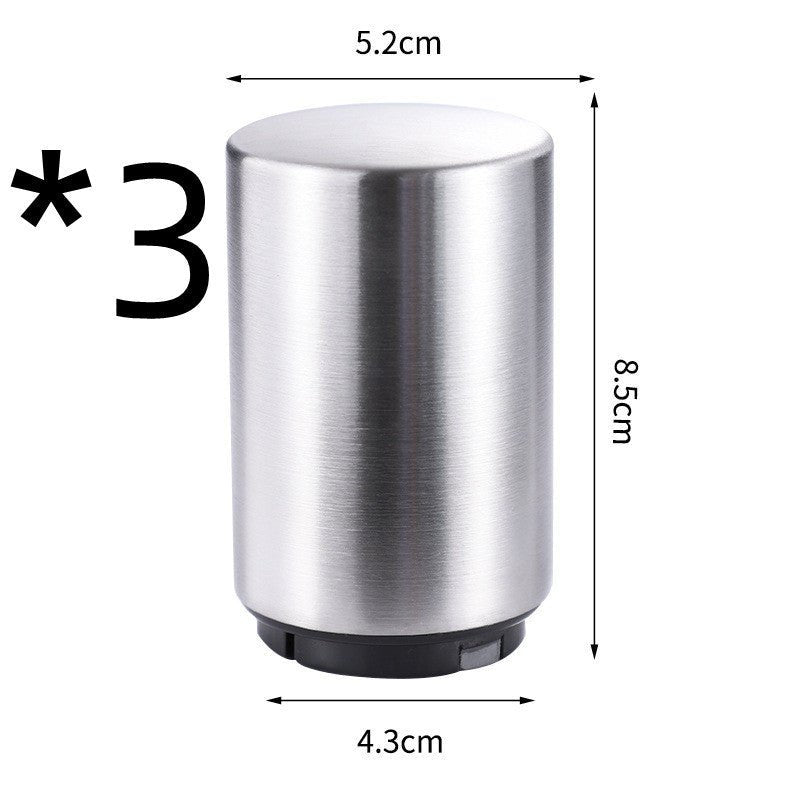Creative Stainless Steel Beer Bottle Opener Web Celebrity Bar Press Opener Bottle Opener Automatic Summer Party $30.72 Dana Fashion Color: 3pcs Silver Dana's Kitchen Features: 1. opens beer bottles in less than a second which makes this a rather superb no