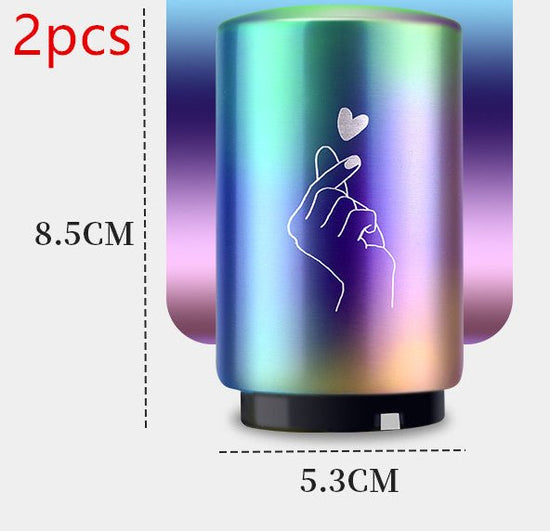Creative Stainless Steel Beer Bottle Opener Web Celebrity Bar Press Opener Bottle Opener Automatic Summer Party $24.45 Dana Fashion Color: BColorful2pcs Dana's Kitchen Features: 1. opens beer bottles in less than a second which makes this a rather superb