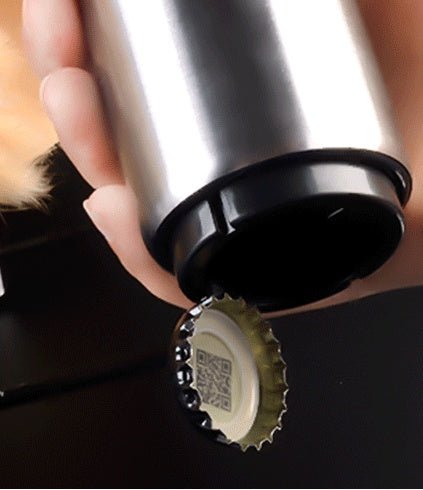 Creative Stainless Steel Beer Bottle Opener Web Celebrity Bar Press Opener Bottle Opener Automatic Summer Party $33.88 Dana Fashion Color: 3pcs AGreen Dana's Kitchen Features: 1. opens beer bottles in less than a second which makes this a rather superb no