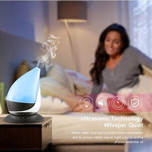 Creative Water Drop Aroma Diffuser Home Ultra-quiet $149.29 Dana Fashion Color: Purple Model: EU Beauty Tools Specifiation ： Power supply mode: AC Function: Ultrasonic Applicable object: Household Applicable area: 31-40 square meters Shape: Water drop Noi