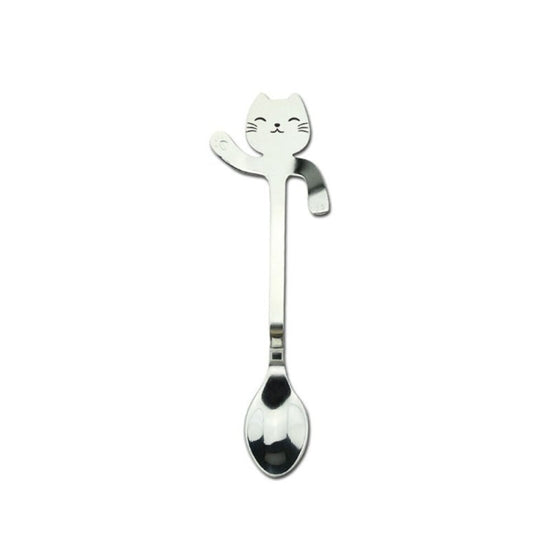 Cross-border 304 Stainless Steel Spoon Cartoon Cat Handle Hanging Coffee Spoon $19.50 Dana Fashion Color: A Dana's Kitchen Overview: 1. Stainless steel cat coffee spoon 2. Cute cartoon cat design 3. A variety of colors to choose from 4. Exquisite workmans