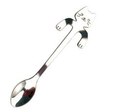 Cross-border 304 Stainless Steel Spoon Cartoon Cat Handle Hanging Coffee Spoon $19.50 Dana Fashion Color: silver Dana's Kitchen Overview: 1. Stainless steel cat coffee spoon 2. Cute cartoon cat design 3. A variety of colors to choose from 4. Exquisite wor