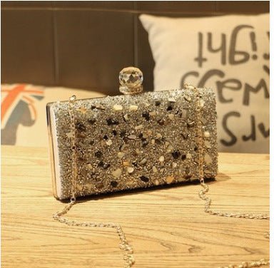 Crossbody bag diamond evening bag $52.53 Dana Fashion Color: Silver Women's Bags Product category: dinner bag material: metal Applicable scene: cosmetic bag Trendy luggage styles: dinner bag, other Bag internal structure: certificate bag Bag shape: box ty