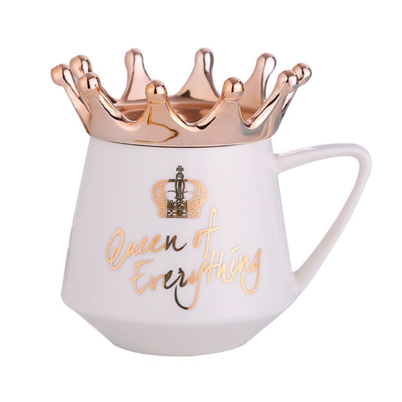 Crown Creative Mug $53.91 Dana Fashion Color: White Dana's Kitchen Characteristics: The mug of mugs with the Christmas theme, the material is ceramic and wooden. Special process for making cup, can see the logo inside the cup. Non-slip handle, can save ho