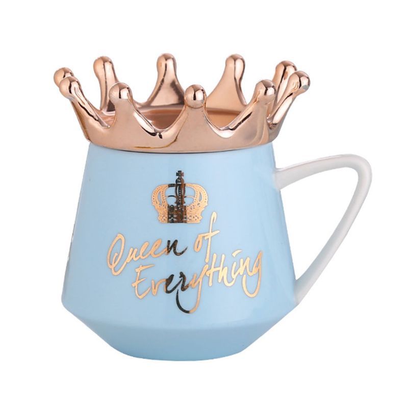Crown Creative Mug $53.91 Dana Fashion Color: Blue Dana's Kitchen Characteristics: The mug of mugs with the Christmas theme, the material is ceramic and wooden. Special process for making cup, can see the logo inside the cup. Non-slip handle, can save hot