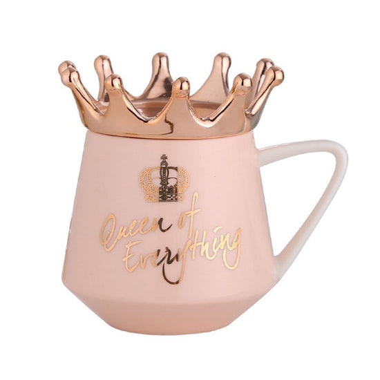 Crown Creative Mug $53.91 Dana Fashion Color: Pink Dana's Kitchen Characteristics: The mug of mugs with the Christmas theme, the material is ceramic and wooden. Special process for making cup, can see the logo inside the cup. Non-slip handle, can save hot