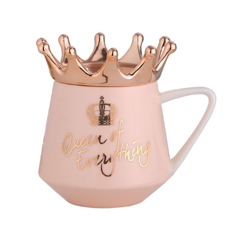 Crown Creative Mug $53.91 Dana Fashion Color: Pink Dana's Kitchen Characteristics: The mug of mugs with the Christmas theme, the material is ceramic and wooden. Special process for making cup, can see the logo inside the cup. Non-slip handle, can save hot