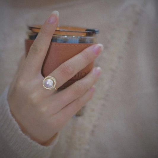 Crystal Inlaid 14K Note Gold Ring $49.50 Dana Fashion Color: White Size: Adjustable Opening Women's Accessories Product information: Type: Ring Color: White Size: adjustable opening Color classification: white Series: Princess series Style: Unisex Style: