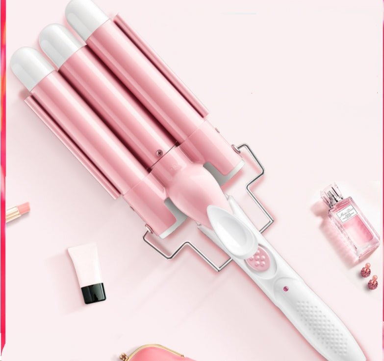 Curling Iron tool $64.36 Dana Fashion Style: 22mm Beauty Tools CProduct name: Skin and hair care appliances Power: 60W (inclusive)-100W (not included) Power supply: plug-in Type: Single function curling iron Applicable hair: wet and dry