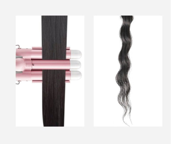 Curling Iron tool $64.36 Dana Fashion Style: 22mm Beauty Tools CProduct name: Skin and hair care appliances Power: 60W (inclusive)-100W (not included) Power supply: plug-in Type: Single function curling iron Applicable hair: wet and dry