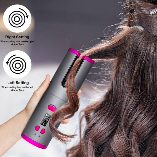 Curling Iron USB Wireless Multifunctional Charging Curler $39.00 Dana Fashion Color: Golden Beauty Tools Overview: 1, 6-speed temperature adjustment, 6-level time setting, according to the hair quality, you can press the button to turn on the temperature