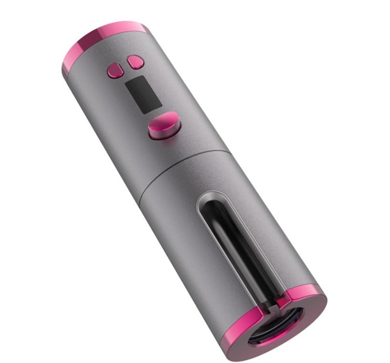 Curling Iron USB Wireless Multifunctional Charging Curler $39.00 Dana Fashion Color: Grey Beauty Tools Overview: 1, 6-speed temperature adjustment, 6-level time setting, according to the hair quality, you can press the button to turn on the temperature se