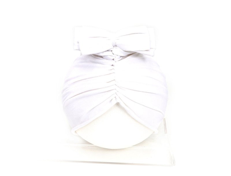 Cute Baby Hat Newborn Soft Baby Girl Hat Turban Infant Toddler Baby Cap Bonnet Headwraps $21.41 Dana Fashion Size: 35 to 48 Color: White Baby Clothing Overview: Made from a soft knitted fabric, stretch and very comfortable to wear. A wide range of solid c
