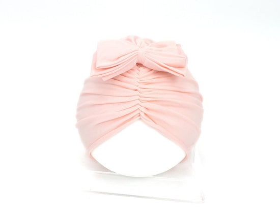 Cute Baby Hat Newborn Soft Baby Girl Hat Turban Infant Toddler Baby Cap Bonnet Headwraps $21.41 Dana Fashion Size: 35 to 48 Color: Nude Baby Clothing Overview: Made from a soft knitted fabric, stretch and very comfortable to wear. A wide range of solid ca