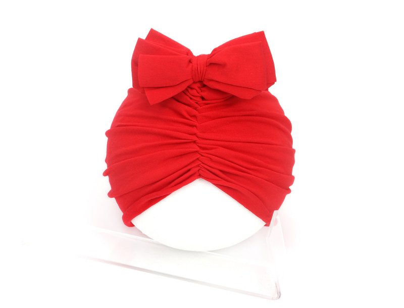 Cute Baby Hat Newborn Soft Baby Girl Hat Turban Infant Toddler Baby Cap Bonnet Headwraps $21.41 Dana Fashion Size: 35 to 48 Color: Red Baby Clothing Overview: Made from a soft knitted fabric, stretch and very comfortable to wear. A wide range of solid can