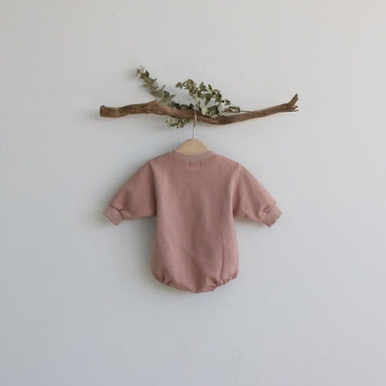Cute Baby Pear Bag Fart Clothes Fashion Long-sleeved Romper Clothes $17.20 Dana Fashion Color: Pink Size: 66cm Baby Clothing Product information: Material: cotton Style: Korean version Features: pullover Colour: Pink, gray, white Size Information: Size: 6