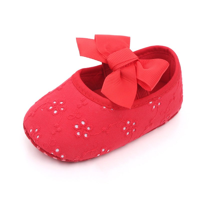 Cute Bow Princess Shoes Baby Shoes $14.63 Dana Fashion Color: Red Shoe size: 11cm Baby & Mother Overview: 100% new and high quality. Comfortable for kids to wear. Specifications: Upper material: cotton suitable season: spring, autumn Style: cute Function: