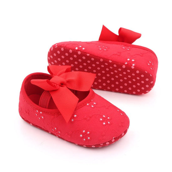 Cute Bow Princess Shoes Baby Shoes $14.63 Dana Fashion Color: Black Shoe size: 11cm Baby & Mother Overview: 100% new and high quality. Comfortable for kids to wear. Specifications: Upper material: cotton suitable season: spring, autumn Style: cute Functio