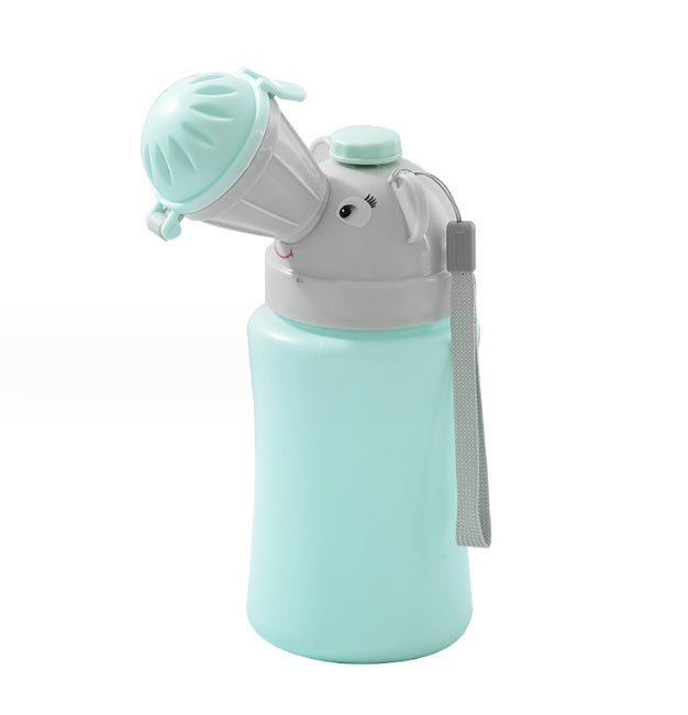 Cute Cartoon Shape Take-along Toddler Potty $101.46 Dana Fashion Color: Blue Baby & Mother Overview: 1. Reusable, easy to use, and clean. Just rinse with warm water. 2. The cute cartoon shape can attract babies. 3. User-friendly designs of hanging strap,