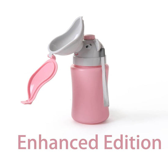 Cute Cartoon Shape Take-along Toddler Potty $101.46 Dana Fashion Color: Pink Baby & Mother Overview: 1. Reusable, easy to use, and clean. Just rinse with warm water. 2. The cute cartoon shape can attract babies. 3. User-friendly designs of hanging strap,