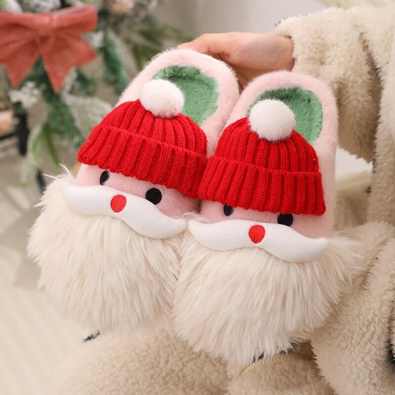 Cute Christmas Santa Claus Home Slippers Winter Warm Indoor Non-slip Floor Plush Shoes For Women $49.50 Dana Fashion Color: Santa Claus Size: 36to37 Women's shoes Overview: Unique design, stylish and beautiful. Good material, comfortable feet. A variety o