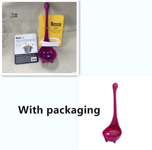 Cute Dinosaur Standing Spoon $15.00 Dana Fashion Color: Purple set style: With packaging Dana's Kitchen Features: Brand new and high quality. Durable food grade PP material. Cute cartoon dinosaur design. Description: Production:Dinnerware Size: 8*8*24cm M