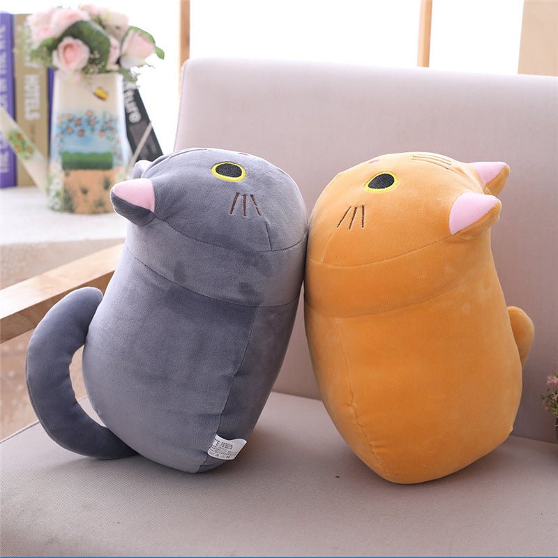Cute Fat Cat Plush Doll Soft Cute Cat Rag Doll Doll $18.06 Dana Fashion Color: Black squinting Size: 25cm Toys & Hobbies Product information Product material: stretch spandex Product size: 50CM\35CM\25CM Width x height: 15x15cm Product filling: down cotto